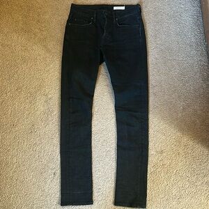 ALLSAINTS black cigarette high-waist jeans. Sz28